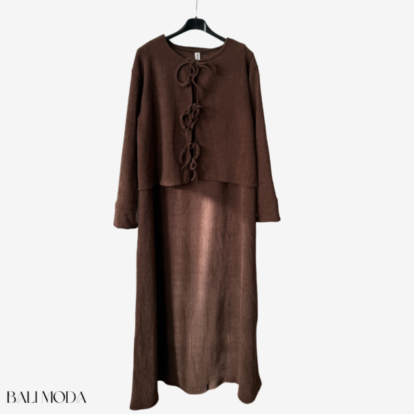 طقم قطيفة من قطعتين