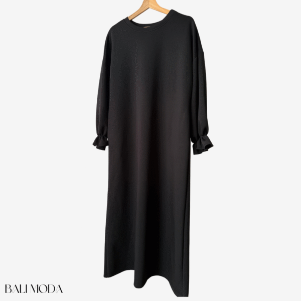 عباية سكوبا بأكمام مكشكشة