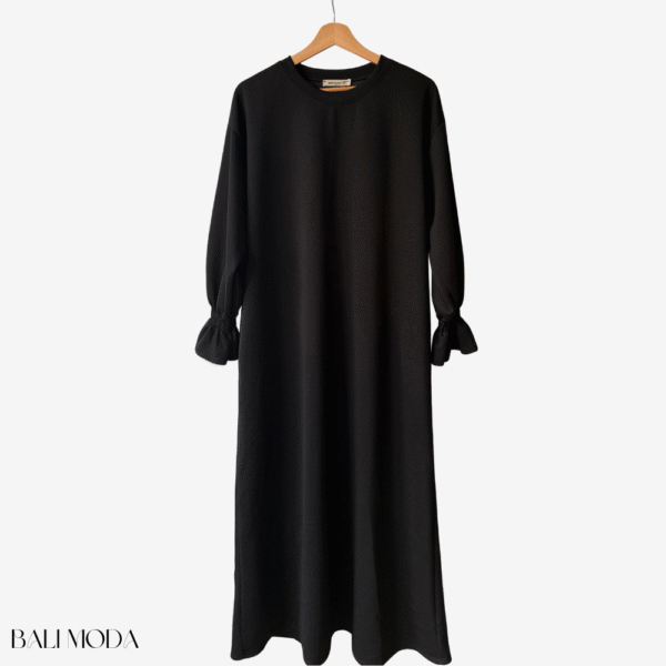 عباية سكوبا بأكمام مكشكشة