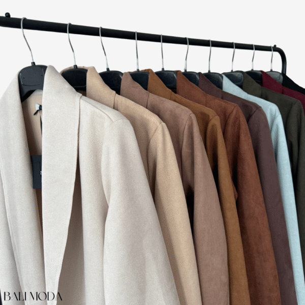 كارديغان من جلد صناعي – Faux Daim