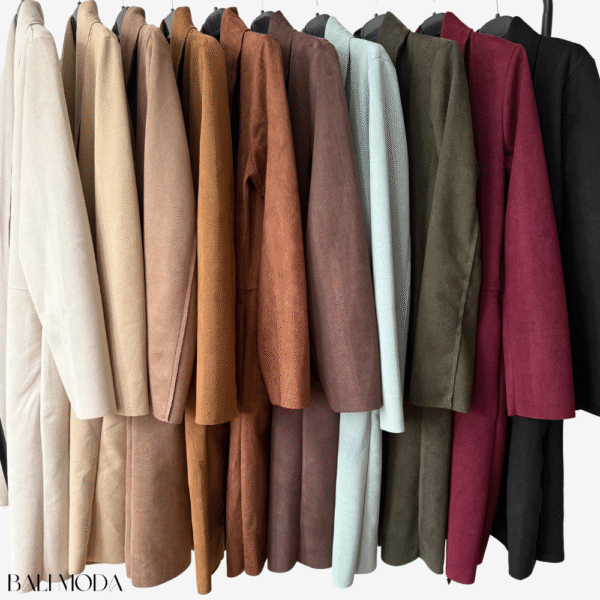 كارديغان من جلد صناعي – Faux Daim