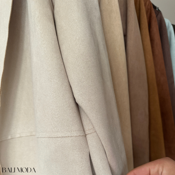 كارديغان من جلد صناعي – Faux Daim