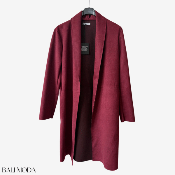 كارديغان من جلد صناعي – Faux Daim