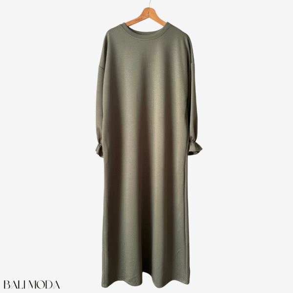 عباية سكوبا بأكمام مكشكشة