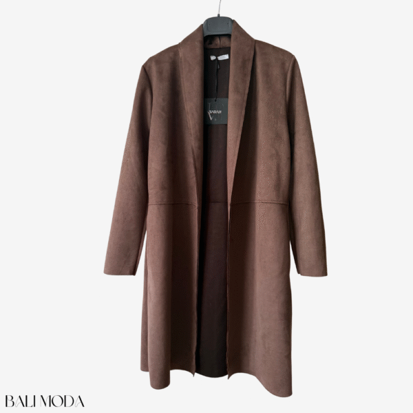 كارديغان من جلد صناعي – Faux Daim