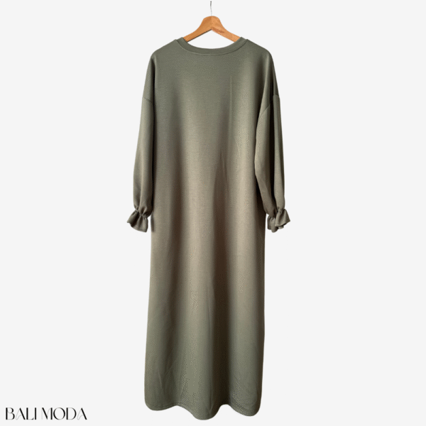 عباية سكوبا بأكمام مكشكشة