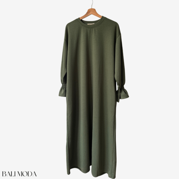 عباية سكوبا بأكمام مكشكشة