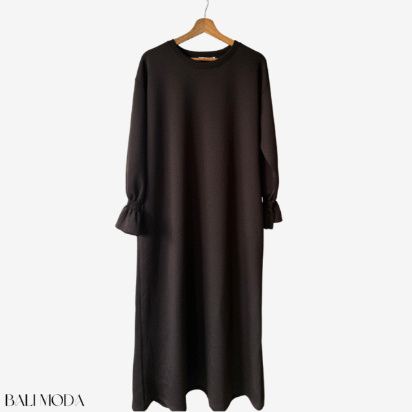 عباية سكوبا بأكمام مكشكشة