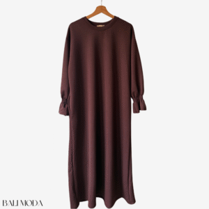 عباية سكوبا بأكمام مكشكشة