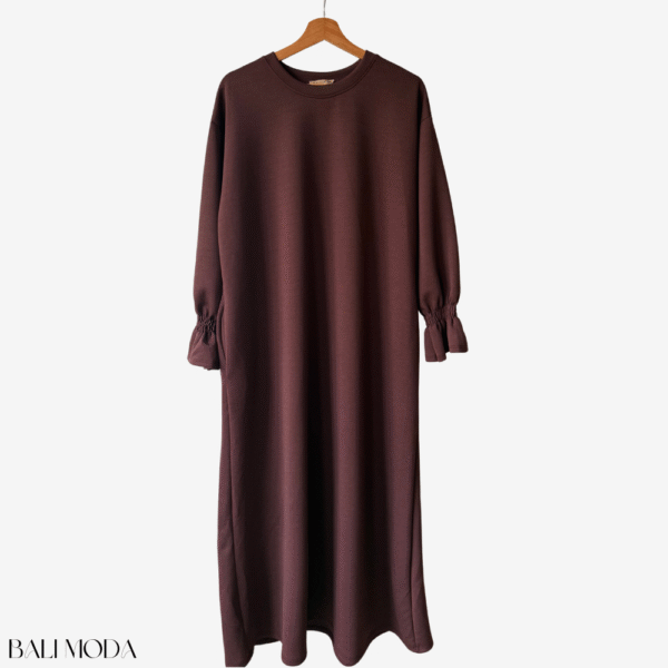 عباية سكوبا بأكمام مكشكشة