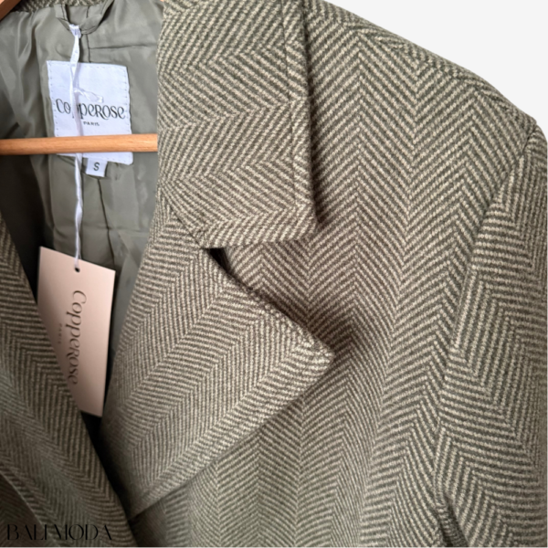 معطف طويل بكاشمير