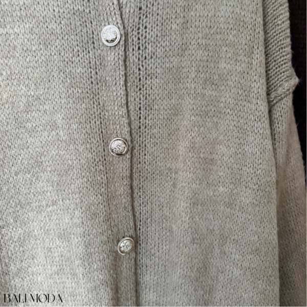 كارديغان طويل صوف