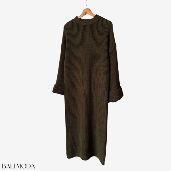 فستان طويل صوف