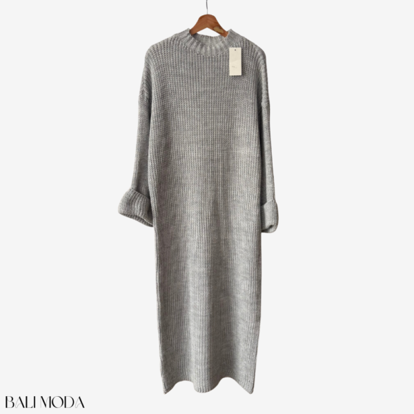 فستان طويل صوف