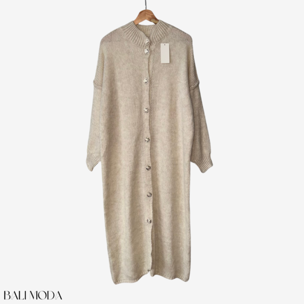 كارديغان طويل صوف