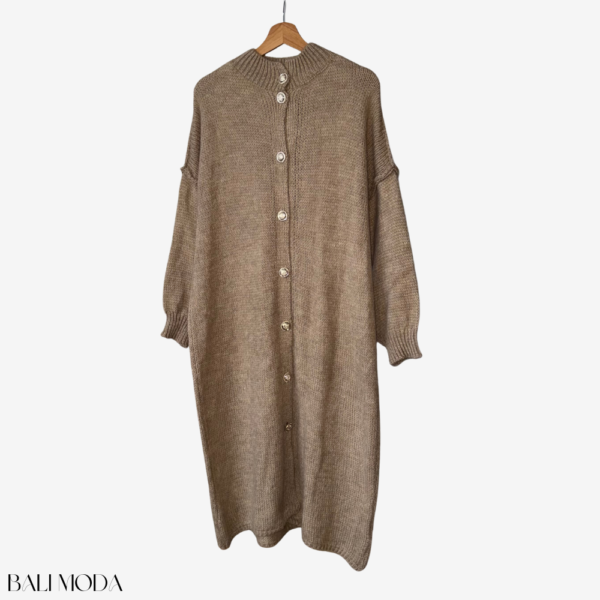 كارديغان طويل صوف