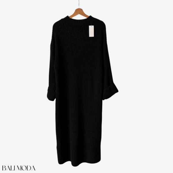 فستان طويل صوف